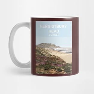 Hengistbury Head Dorset. Travel poster. Gift. Mug